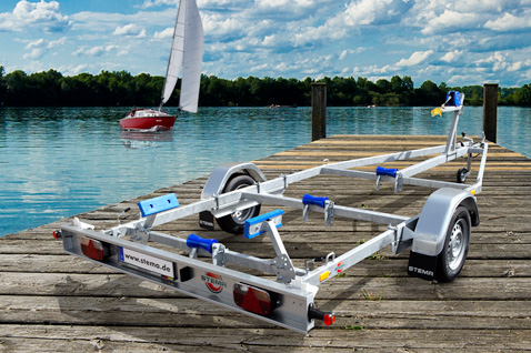 BOAT TRAILER UNBRAKED