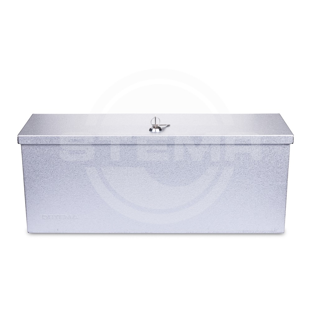 Deichselbox / Staubox aus verzinkten Stahlblech KLEIN (Volumen 15