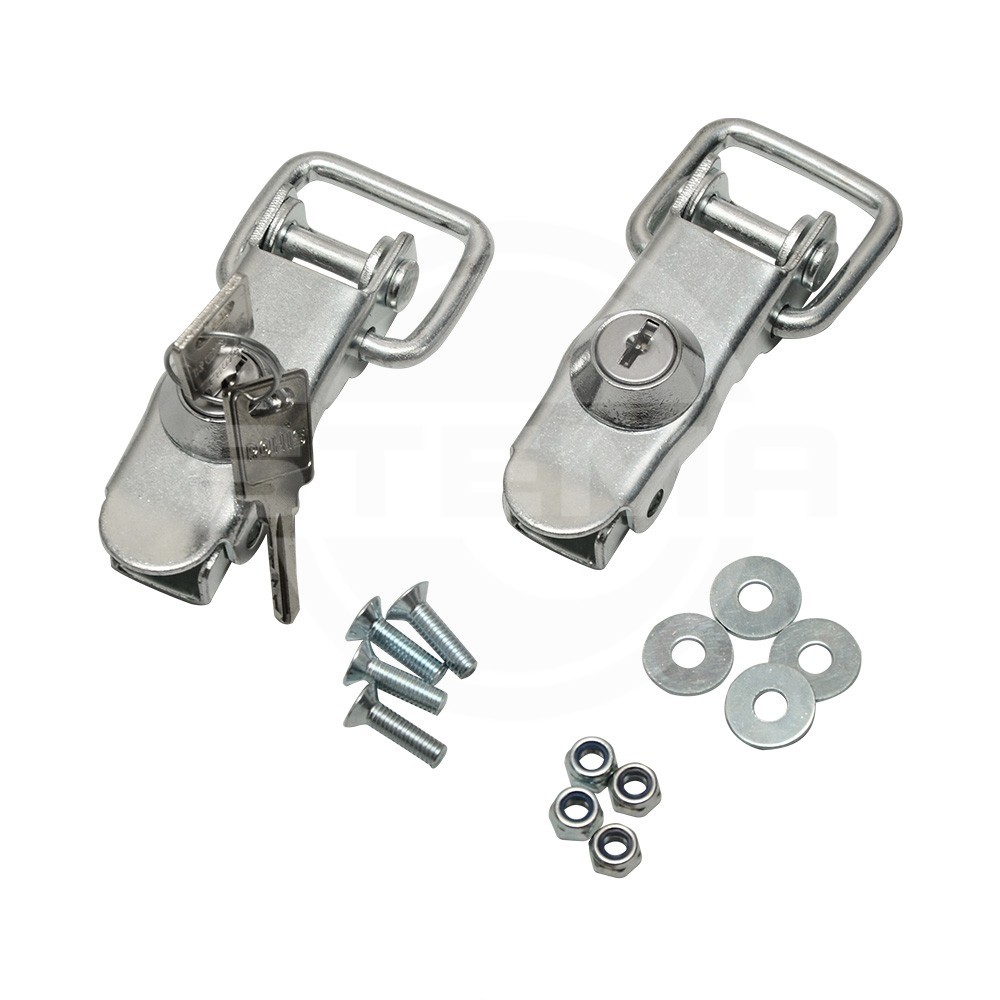 Tension fastener for drawbar box or metal lid - Replacement and attachment  parts