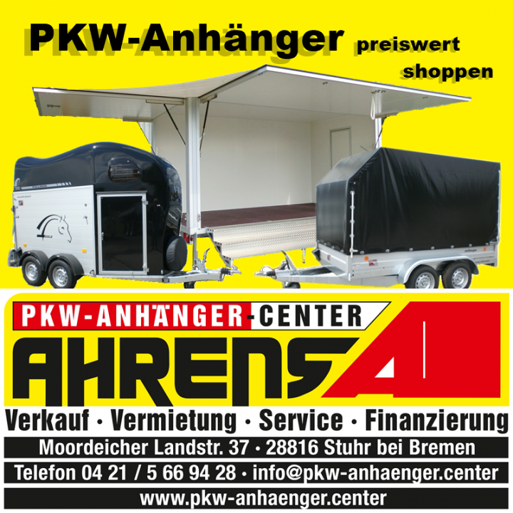PKW Anhänger Center Ahrens Online Shop.