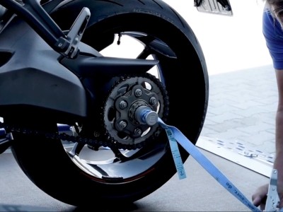EILZURR motorcycle lashing system