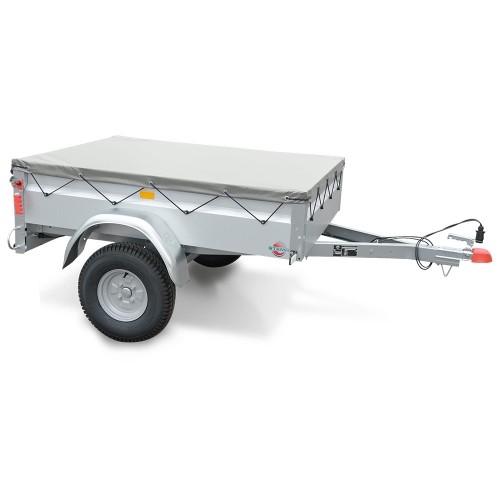 Flachplane für Kastenanhänger bis 201x108cm (Kasteninnenmaß)