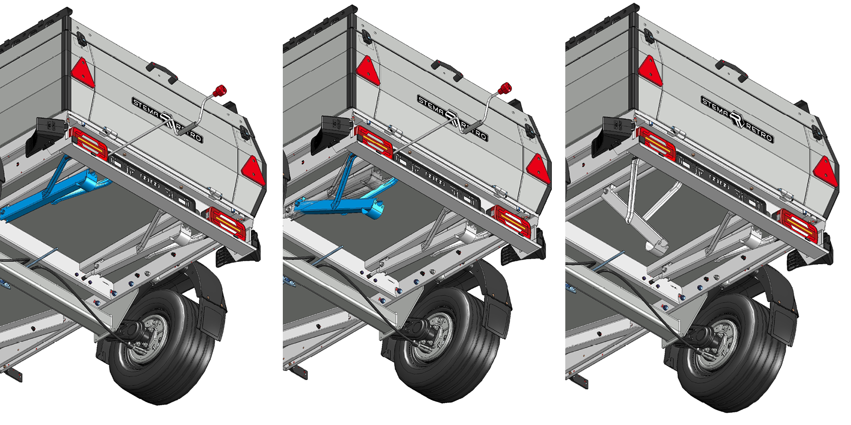 Ausdreh- bzw. Steckstütze mit Spindel, auch Stabilformstütze genannt