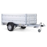 einwandiger Bordwandaufsatz 35 cm hoch: Vorderwand klappbar (SySTEMA light)