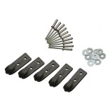 Kunststoff-Schleuderhaken grau für Hochplane