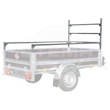 Railing + ladder rack for wooden trailers