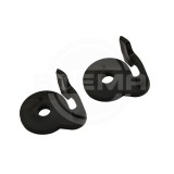 Safety clasps for black side wall fastener