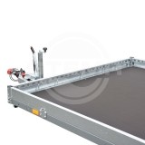 Front railing PREMIUM for flatbed trailers