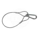 Wire cable / arrestor cable with carabiner hooks (retrofit set)
