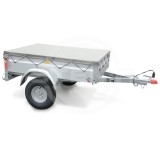 Flat cover for box trailers