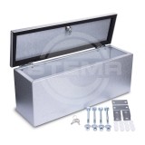 Drawbar box / storage box of galvanised steel sheet SMALL (volume 15 liters)