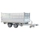 Lattice extension PREMIUM for three-sided dump trailer with swinging tailgate and 2-part side wall